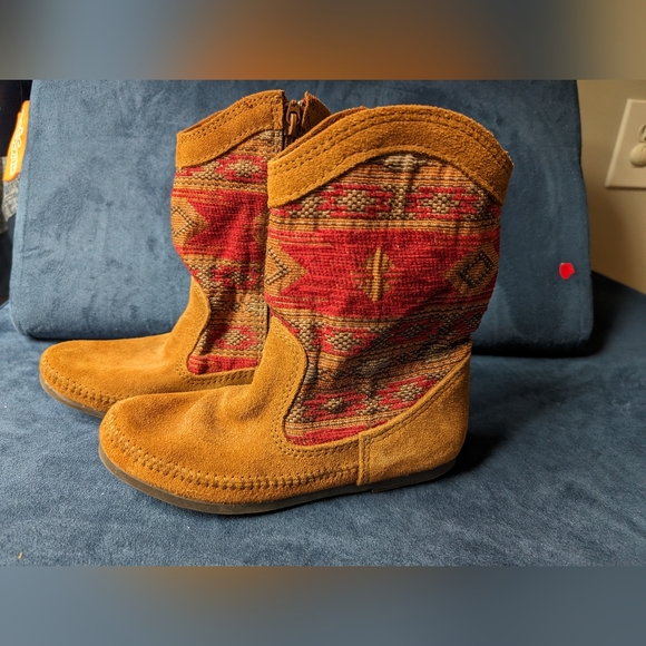 MINNETONKA Baja Boots size 5 - Picture 6 of 7